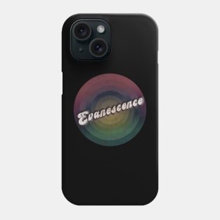 retro vintage circle Evanescence Phone Case