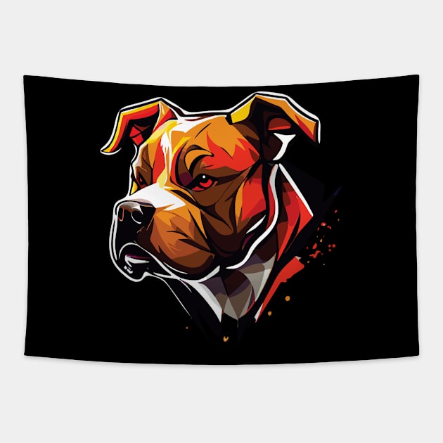 Pitbull Tapestry by remixer2020