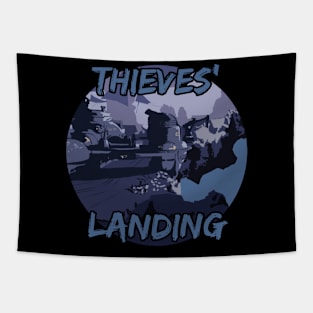 Thieves' Landing Postcard Tapestry