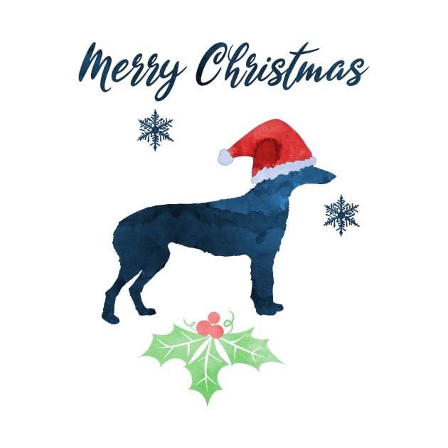 Christmas Scottish Deerhound by TheJollyMarten