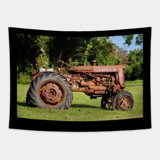 Rusty Vintage Tractor Tapestry