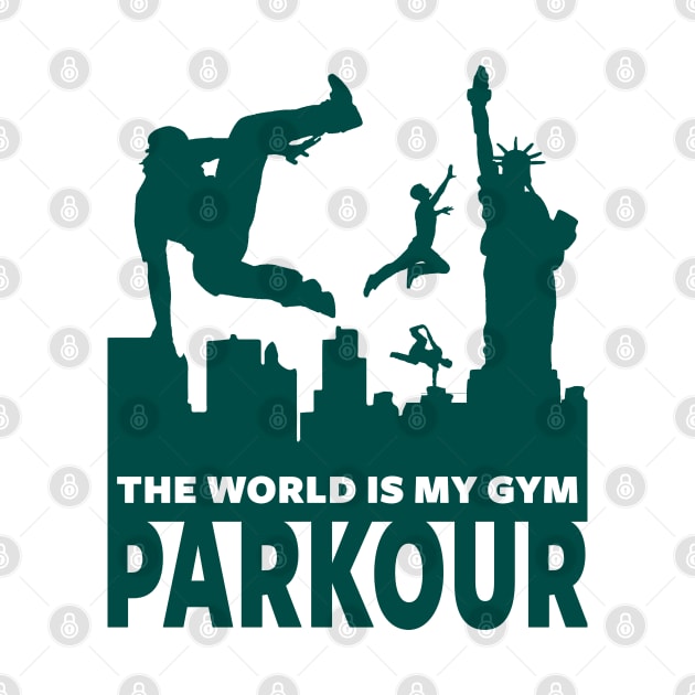 PARKOUR - FREERUNNING - TRACEUR by ShirtFace