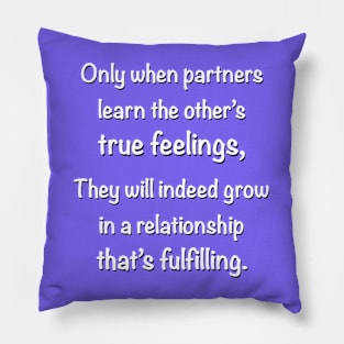 Growing in a Relationship That’s Fulfilling Pillow