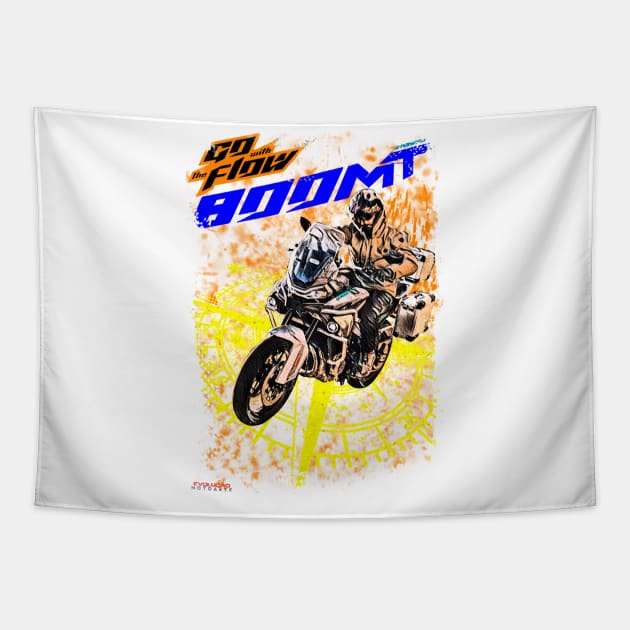 CF moto 800mt Off Road Tapestry by EvolutionMotoarte