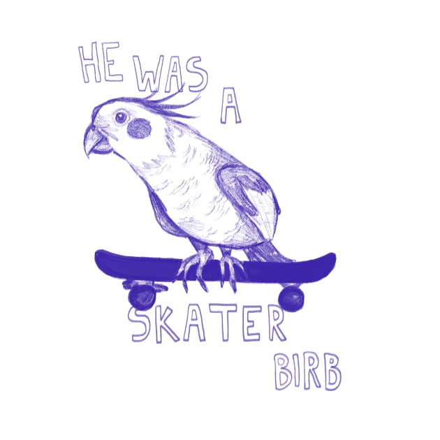 Skater Birb by Brie