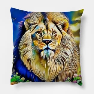 Summer Lion of Judah Pillow