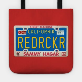 Sammy Hagar - Red Rocker License Plate Tote