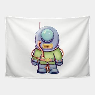 Deep Sea Diver Tapestry