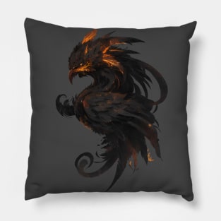 Mythical Chinese Phoenix Bird Pillow