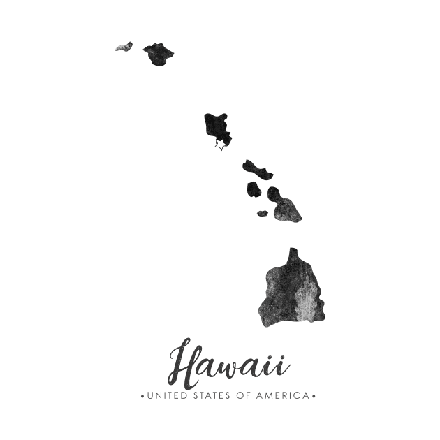 Hawaii state map by StudioGrafiikka