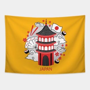 Japan Theme Tapestry