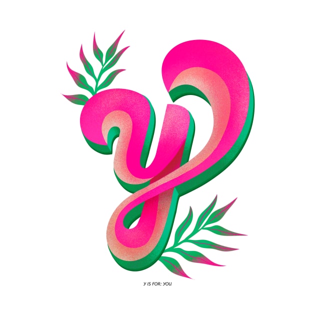 Y initial by asian tee