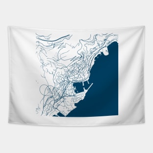 Kopie von Kopie von Kopie von Kopie von Kopie von Kopie von Kopie von Kopie von Kopie von Kopie von Kopie von Kopie von Kopie von Kopie von Lisbon map city map poster - modern gift with city map in dark blue Tapestry