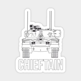 British Chieftain Mk 5 Main Battle Tank Magnet