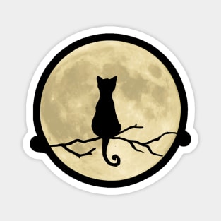 Mystic Moon Cat Magnet
