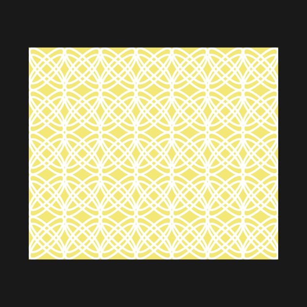 Abstract pattern - gold and white. by kerens