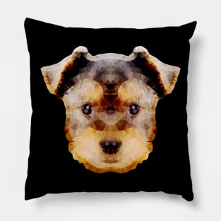 cute yorkie Pillow