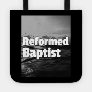 Reformed Baptist White Ocean Design Tote