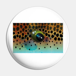 Rainbow Trout Eye Pin