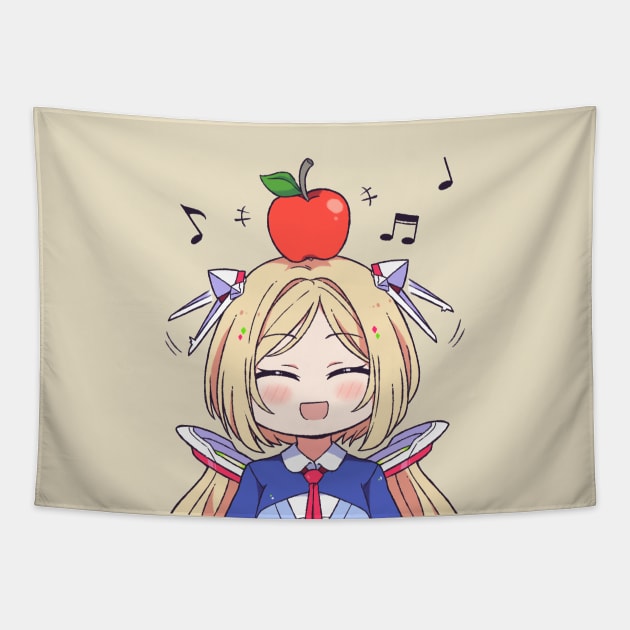 Hololive Aki Rosenthal Tapestry by Ghazinagato