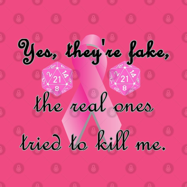 Yes they're fake, the real ones tried to kill Pink Ribbon And D21 by AgelessGames