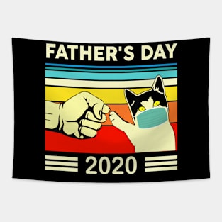 Father Day 2020 Daddy Funny Best Cat Dad Gift Tapestry