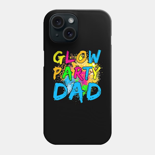 Glow Party Dad Retro 80s Party Costume Phone Case by Rosiengo