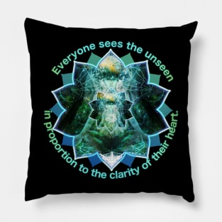 Mandala Wisdom Quote Pillow