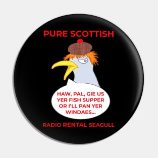 Radio Rental Seagull Pin