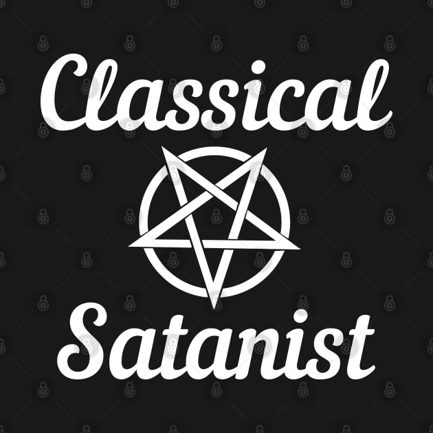 Classical Satanist with Inverted Pentagram by TraditionalWitchGifts