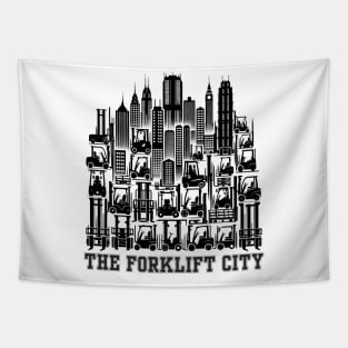 THE FORKLIFT CITY Tapestry