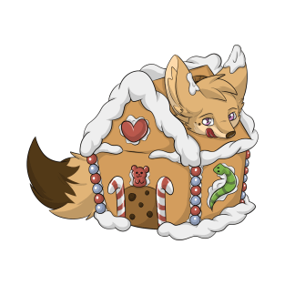 Gingerbread House - Fennec Fox T-Shirt