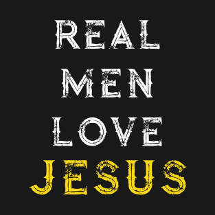 Real Men Love Jesus Funny Christian VBS Church T-Shirt