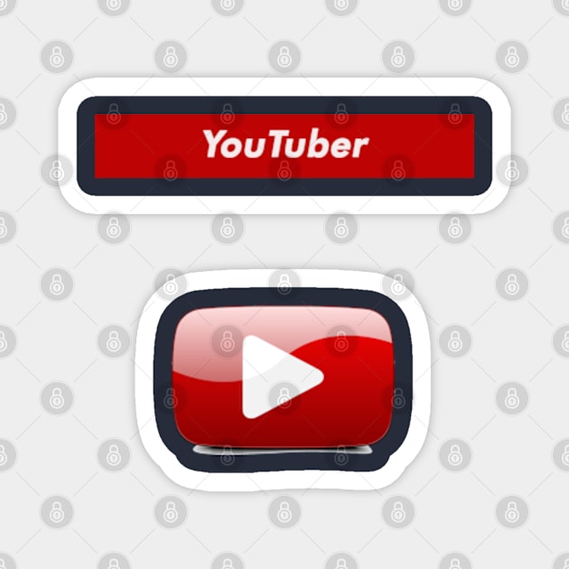 YouTuber Magnet by DESIGNSBY101