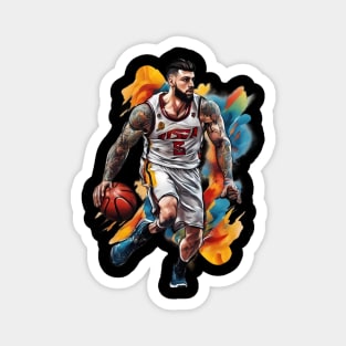 Basketball Player Magnet