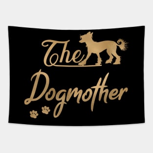 Chinese Crested Dogmother, Dog mom Tapestry