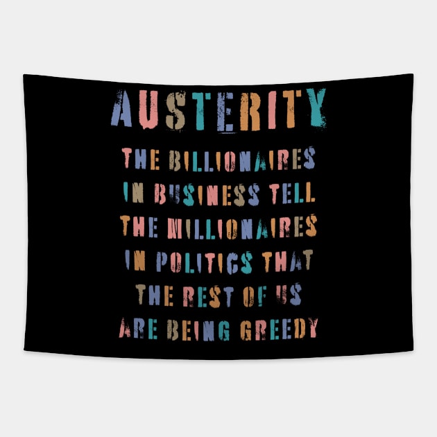 Austerity. Tapestry by n23tees