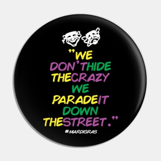 Funny Mardi Gras Pin