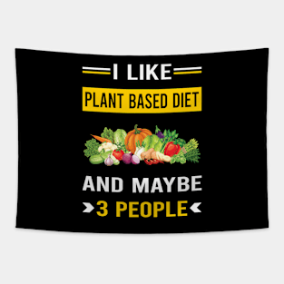 3 People Plant Based Diet Vegan Vegetarian Veganism Tapestry