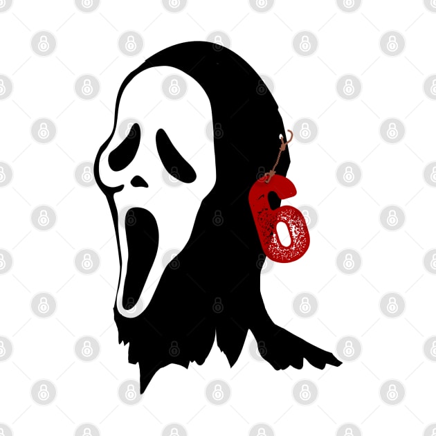 scream VI  (Scream 6)  scary horror movie graphic design by ironpalette by ironpalette