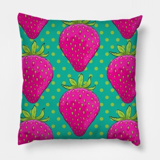 Strawberry fruit Pattern Pillow