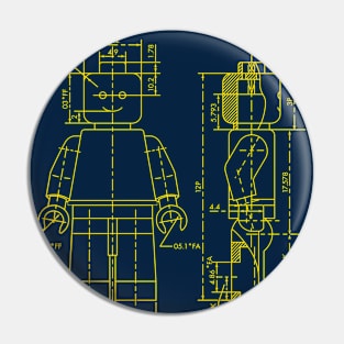 Yellow Print Pin