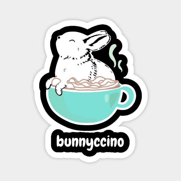 Bunnyccino Cappuccino Magnet by Sizzlinks