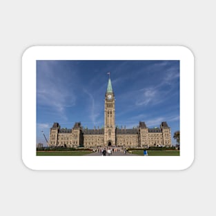 Center block of the Canadian Parliament - Ottawa, Ontario Magnet