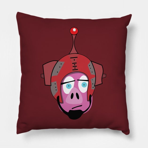 Space Ranger Pig Pillow by ByersArtLab