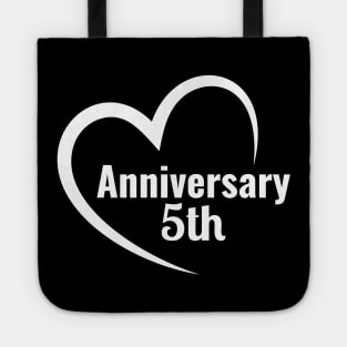 5th anniversary Tote