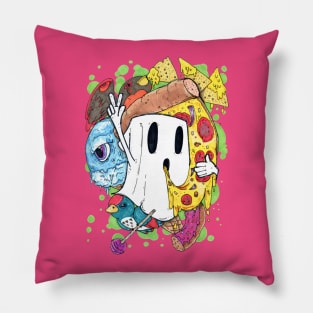 Junk Food Ghost Pillow