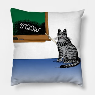 B KLIBAN FAT CAT FUNNY Pillow