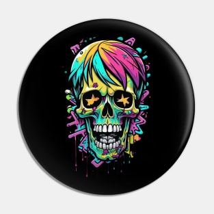 Pop art Skull Pin