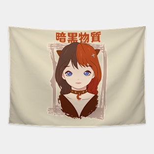 Cute Anime Goth Girl Tapestry